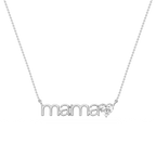 Heart LGD Mama Solitaire Pendant - 16 to 18 Inches