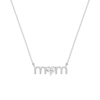 Heart LGD Mom Solitaire Pendant - 16 to 18 Inches