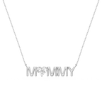 Heart LGD Mommy Solitaire Pendant - 16 to 18 Inches