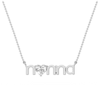 Heart LGD Nonna Solitaire Pendant - 16 to 18 Inches