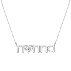 Heart LGD Nonna Solitaire Pendant - 16 to 18 Inches