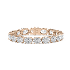 34 ctw Oval LGD East West Heirloom Tennis Bracelet  - 7 Inches - Signature Collection