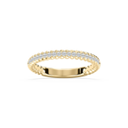 Helix 1/5 ctw Round LGD Rope Twist Wedding Band - 14K Yellow Gold