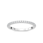 Zoey 1/4 ctw Round LGD Pave Wedding Band
