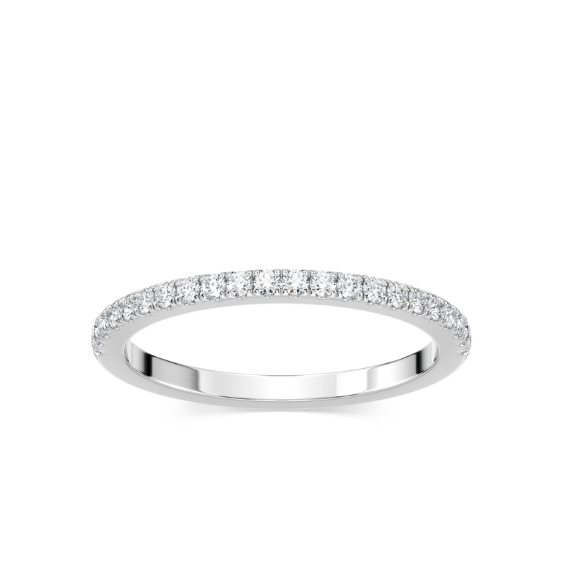 Zoey 1/4 ctw Round LGD Pave Wedding Band
