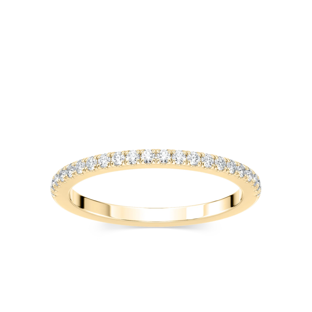 Zoey 1/4 ctw Round LGD Pave Wedding Band