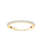 Zoey 1/4 ctw Round LGD Pave Wedding Band