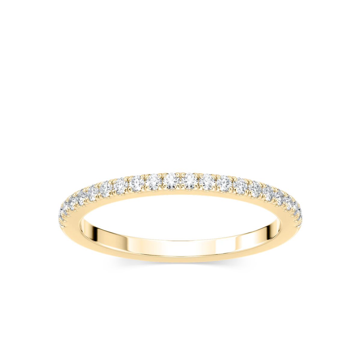 Zoey 1/4 ctw Round LGD Pave Wedding Band