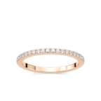 Zoey 1/4 ctw Round LGD Pave Wedding Band