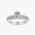 Hope LGD French Pave Wedding Set