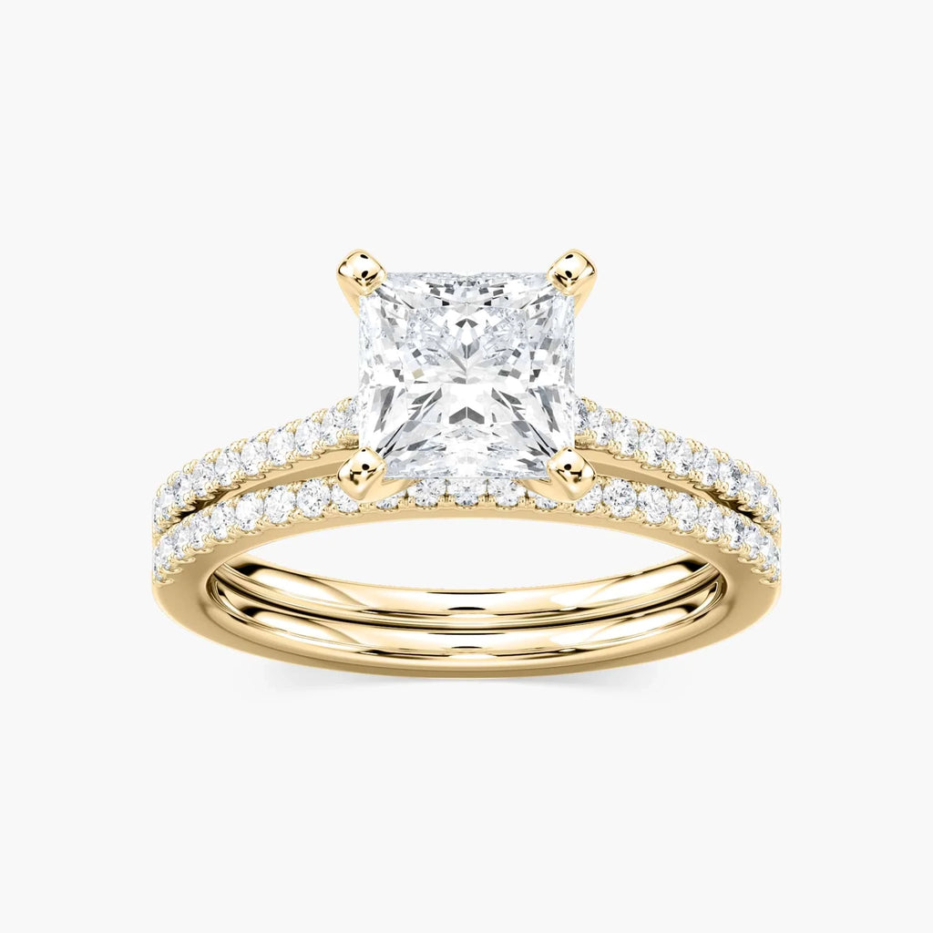Eliana LGD Petite Prong Wedding Set