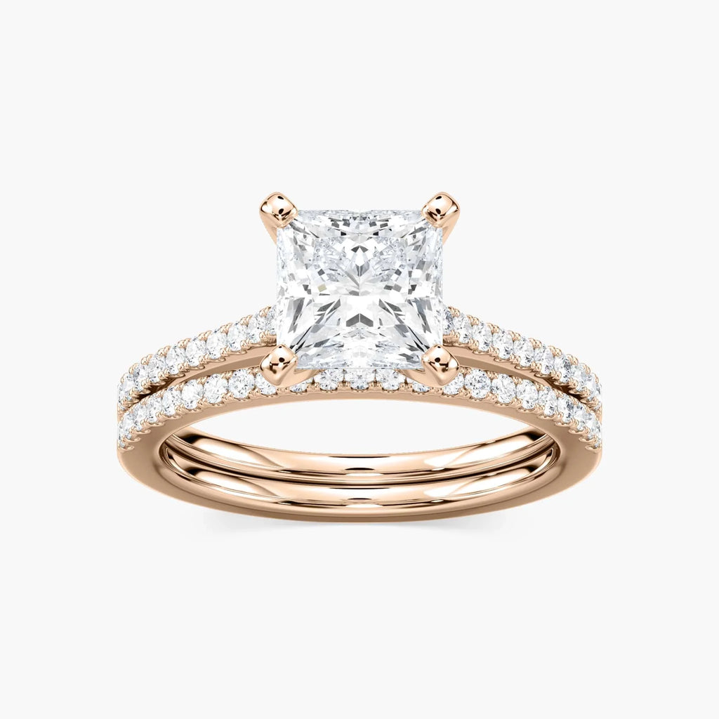 Eliana LGD Petite Prong Wedding Set