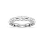 Jennifer Round LGD Eleven Stone Anniversary Band - 14K White Gold / 1 ½ ctw / F-VS2
