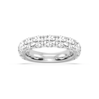 Jennifer Round LGD Eleven Stone Anniversary Band - 14K White Gold / 3 ctw / F-VS2