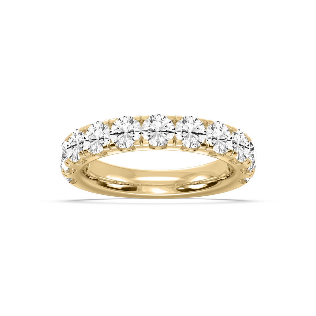 Jennifer Round LGD Eleven Stone Anniversary Band - 14K Yellow Gold / 2 ctw / F-VS2