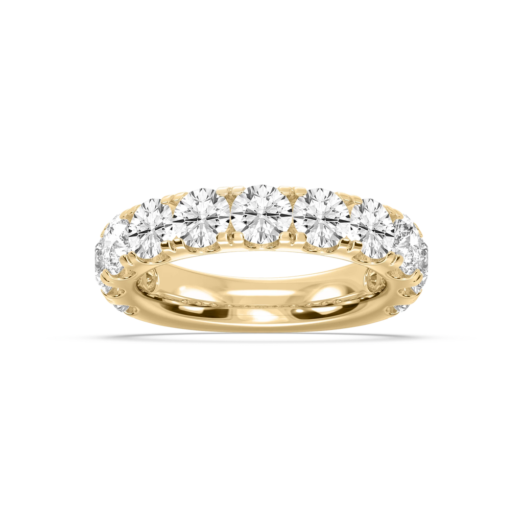 Jennifer Round LGD Eleven Stone Anniversary Band - 14K Yellow Gold / 3 ctw / F-VS2