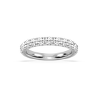 Jennifer Round LGD Eleven Stone Anniversary Band - 18K White Gold / 1 ctw / F-VS2