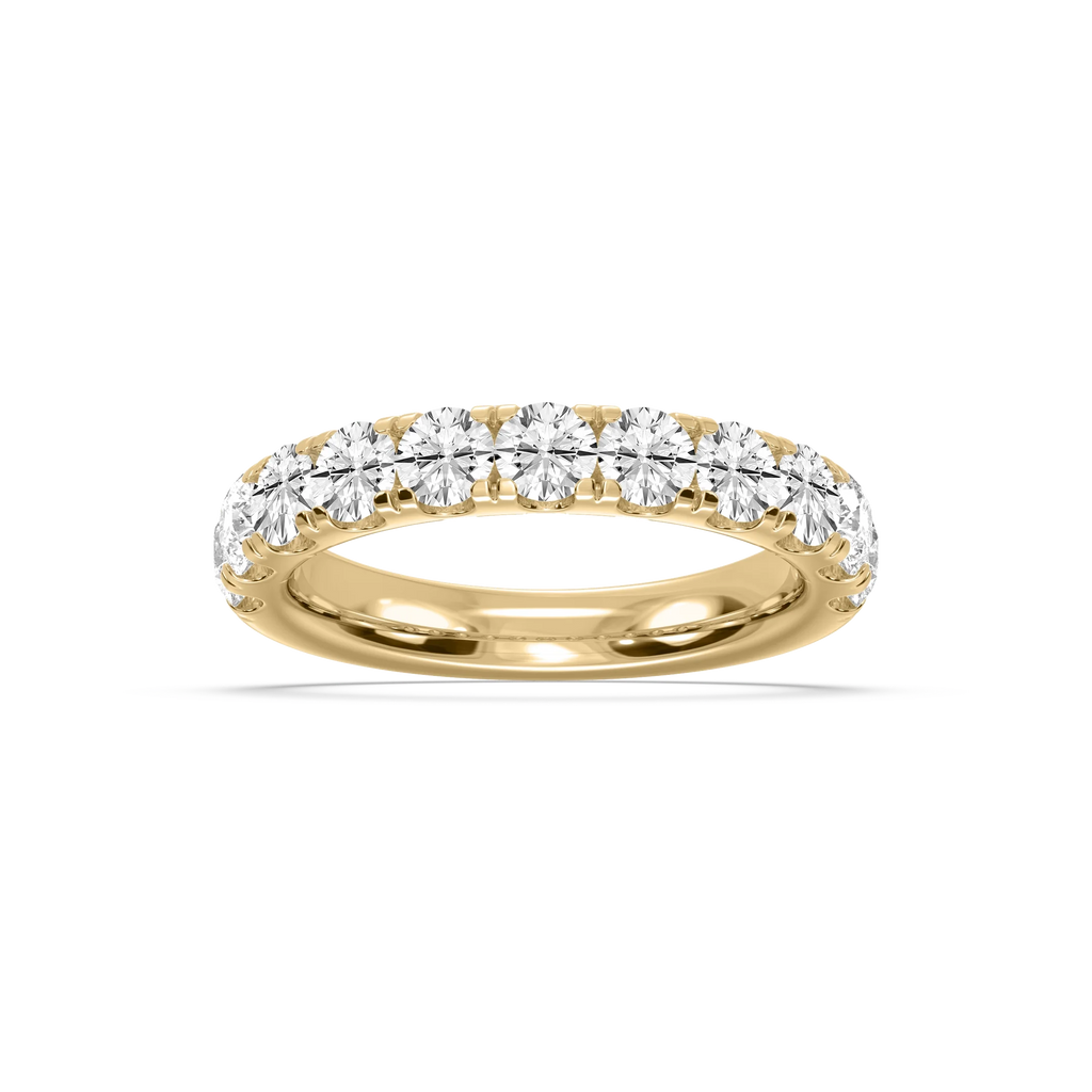 Jennifer Round LGD Eleven Stone Anniversary Band - 18K Yellow Gold / 1 ½ ctw / F-VS2