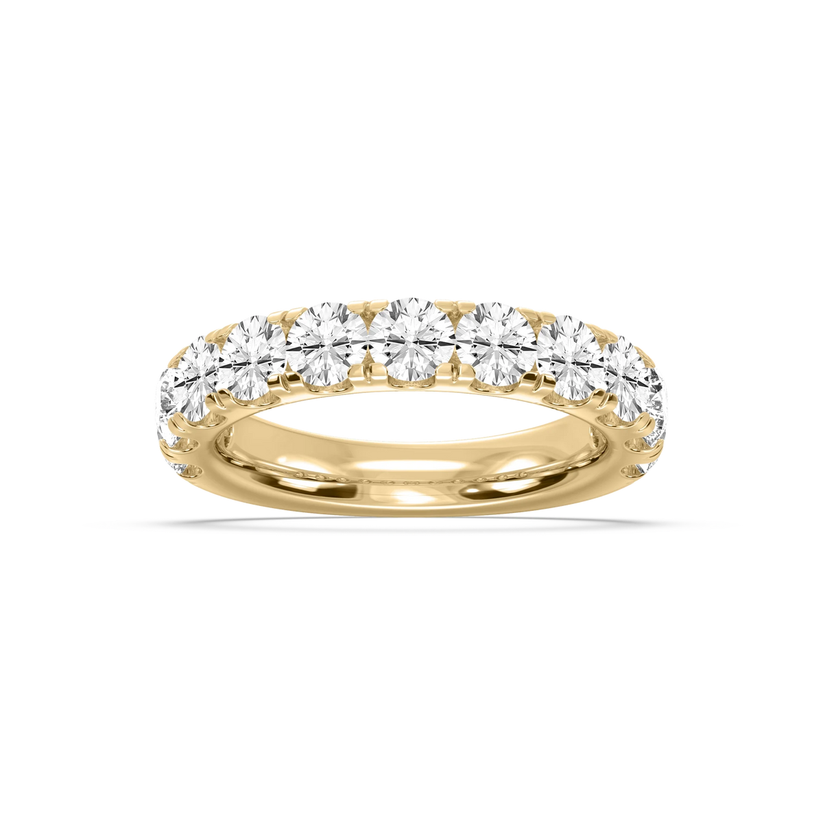 Jennifer Round LGD Eleven Stone Anniversary Band - 18K Yellow Gold / 2 ctw / F-VS2