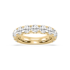 Jennifer Round LGD Eleven Stone Anniversary Band - 18K Yellow Gold / 3 ctw / F-VS2