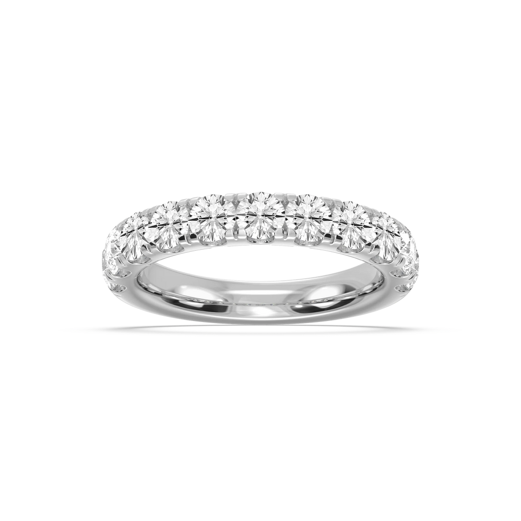 Jennifer Round LGD Eleven Stone Anniversary Band - Platinum / 1 ½ ctw / F-VS2