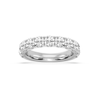 Jennifer Round LGD Eleven Stone Anniversary Band - Platinum / 2 ctw / F-VS2