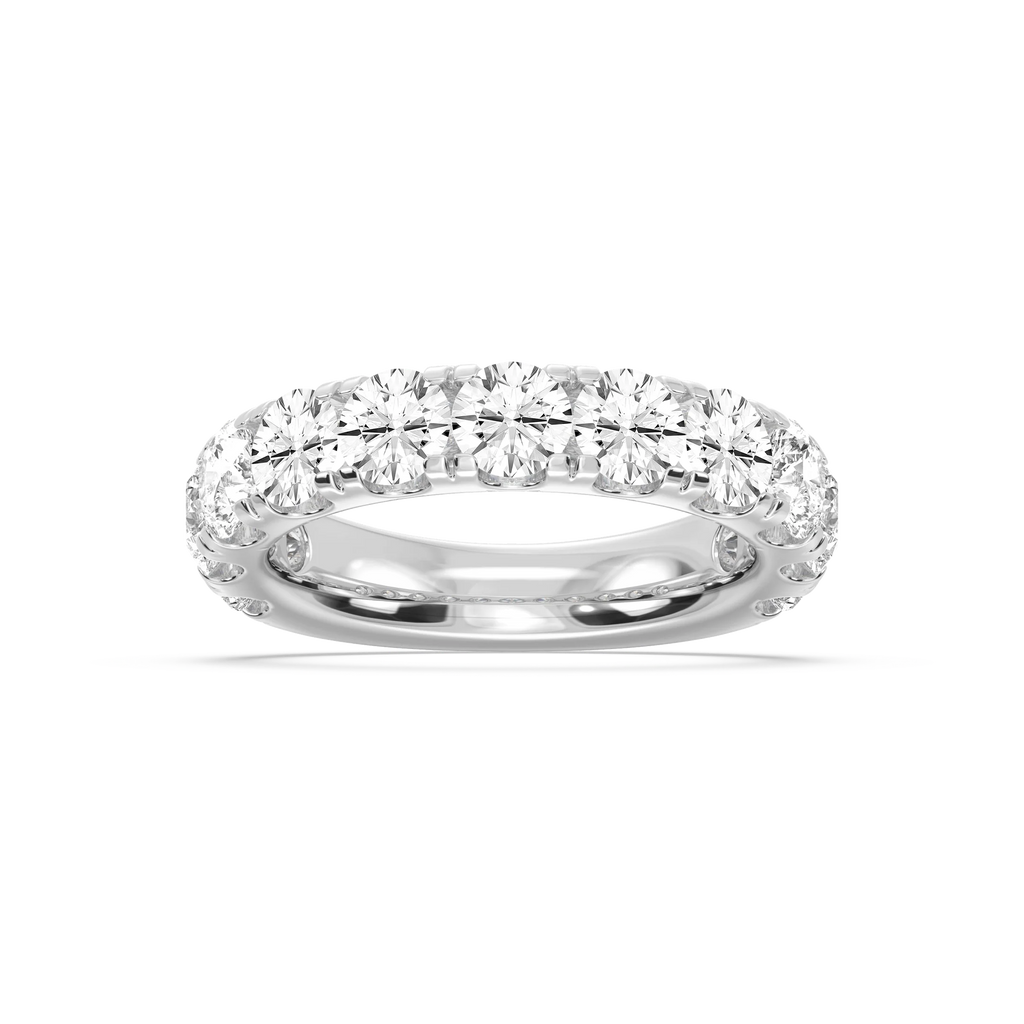 Jennifer Round LGD Eleven Stone Anniversary Band - Platinum / 3 ctw / F-VS2