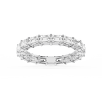 Juliet Emerald LGD East West Shared Prong Eternity Band