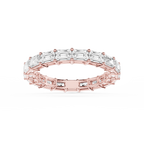 Juliet Emerald LGD East West Shared Prong Eternity Band