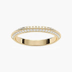 Autumn 1/3 ctw Round LGD Knife Edge Pave Wedding Band