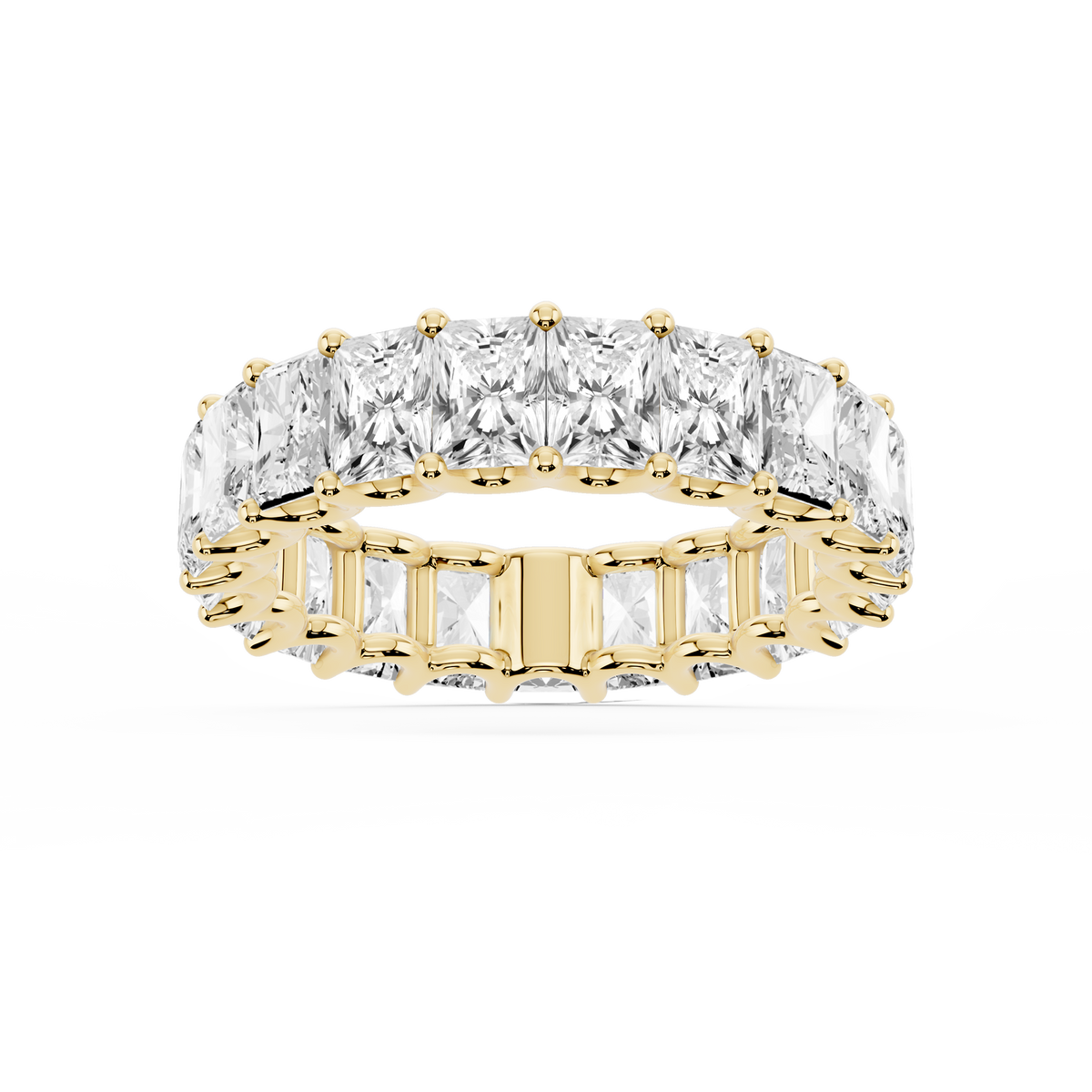 Kylie Radiant LGD U-Prong Eternity Band