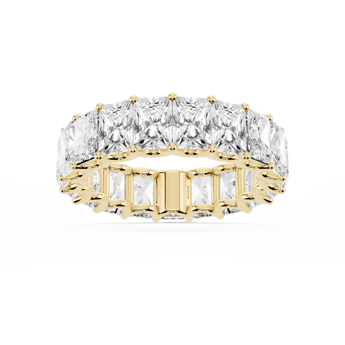 Kylie Radiant LGD U-Prong Eternity Band