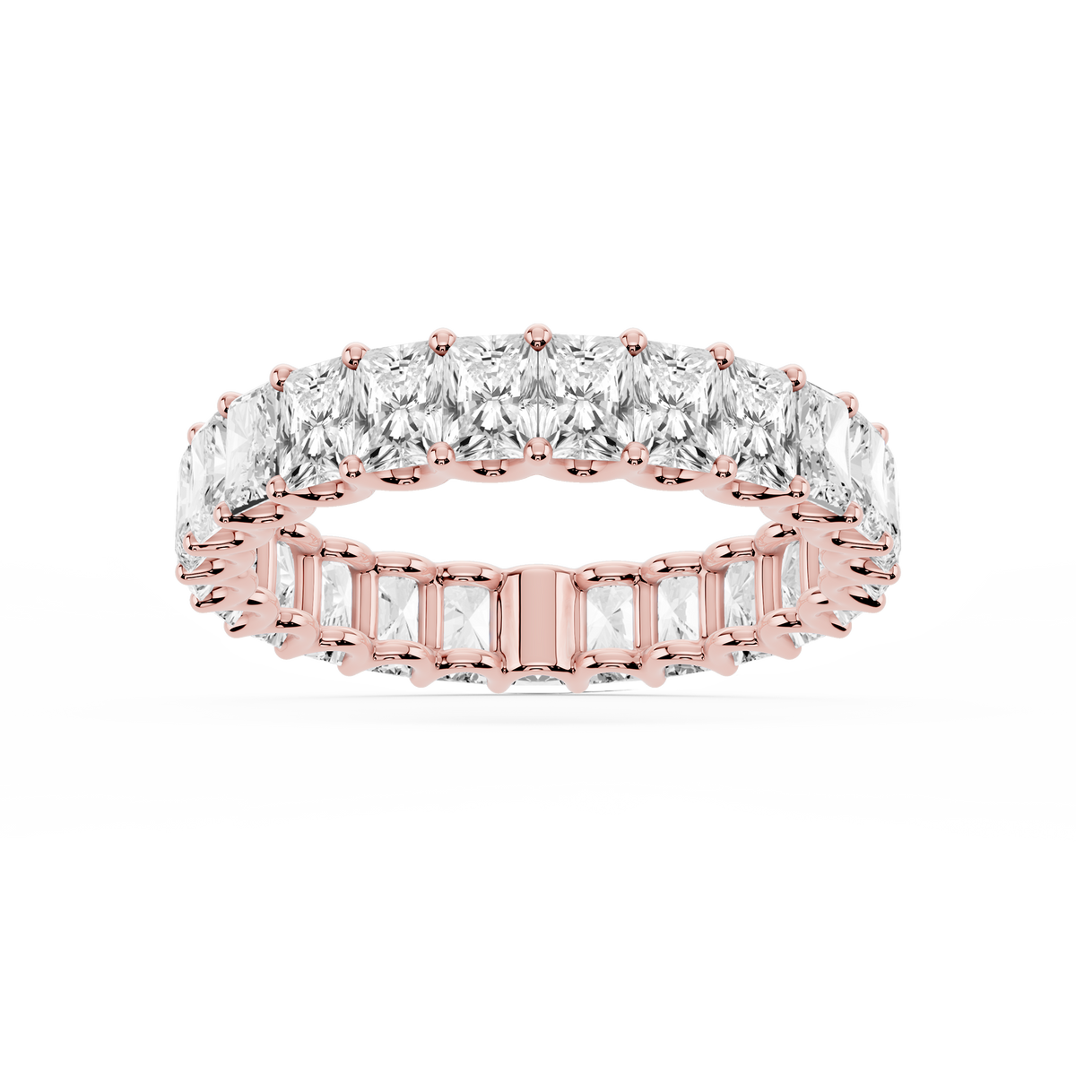 Kylie Radiant LGD U-Prong Eternity Band