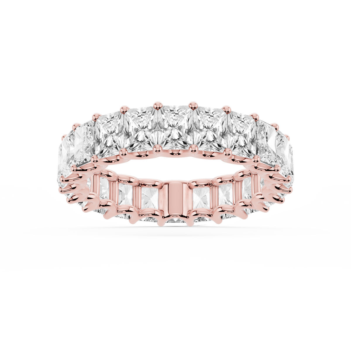 Kylie Radiant LGD U-Prong Eternity Band