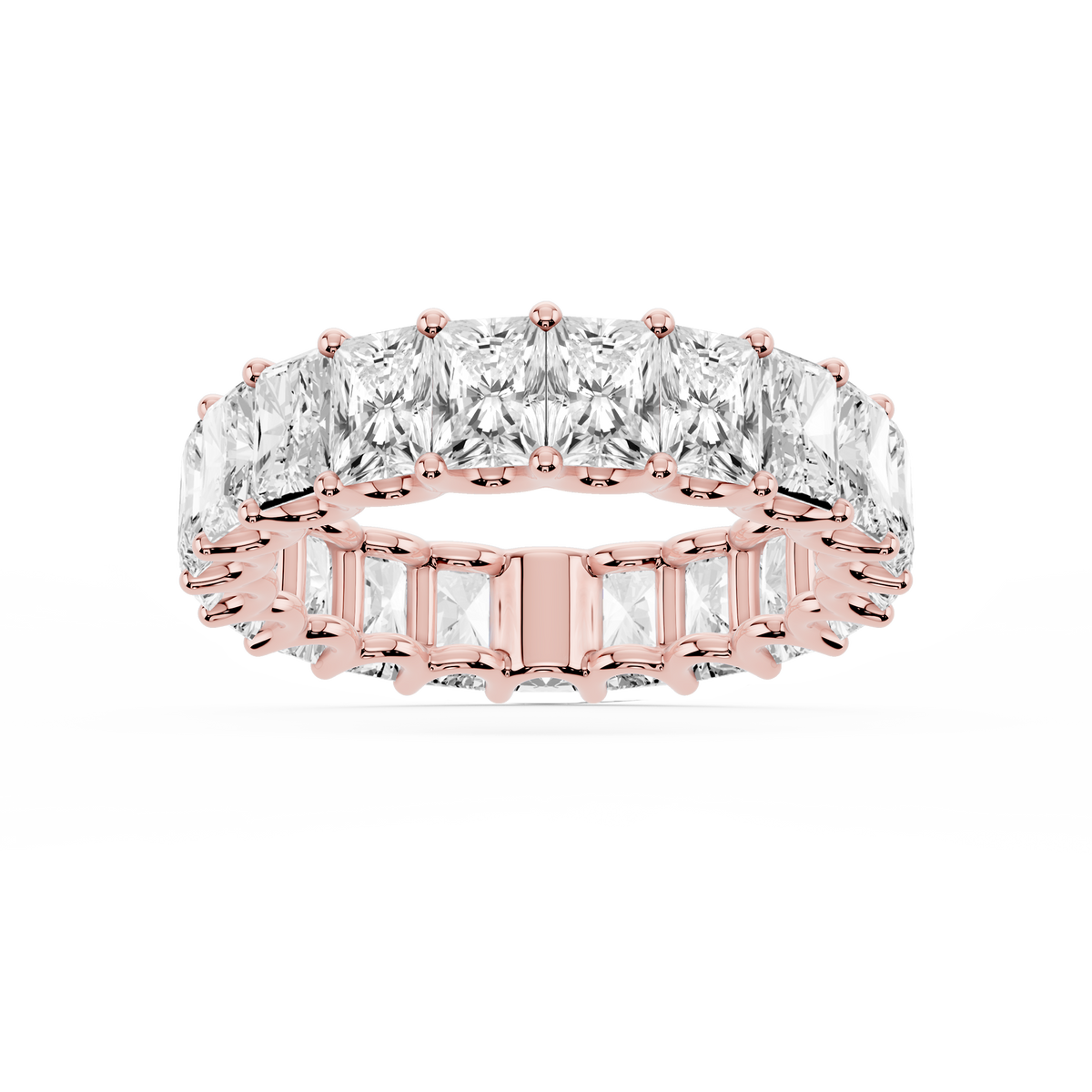 Kylie Radiant LGD U-Prong Eternity Band