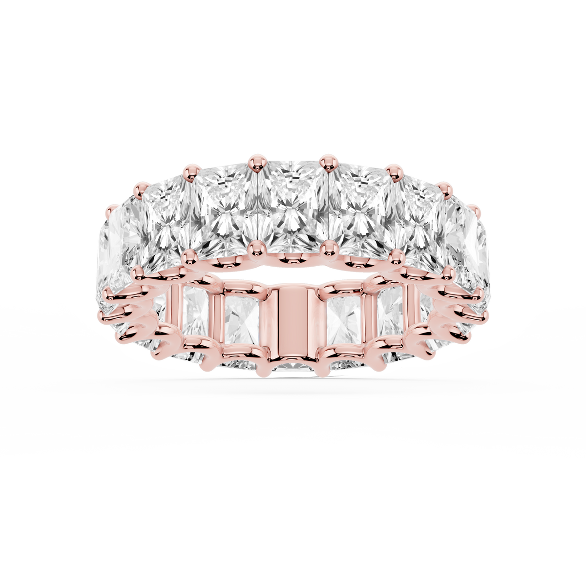 Kylie Radiant LGD U-Prong Eternity Band