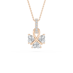 1 ctw LGD Lucky Heart Pendant - 18 Inches