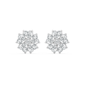 8 ctw LGD Lucky Heart Stud Earrings - Signature Collection - 14K White Gold