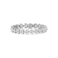 44 ctw Heart LGD East West Tennis Bracelet  - 7 Inches - Signature Collection