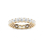 Makenna Round LGD Shared Prong Eternity Band