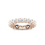 Makenna Round LGD Shared Prong Eternity Band
