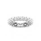 Makenna Round LGD Shared Prong Eternity Band