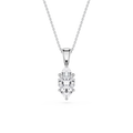 Marquise LGD 6-Prong Bail Solitaire Pendant - 16 to 18 Inches