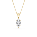 Marquise LGD 6-Prong Bail Solitaire Pendant - 16 to 18 Inches