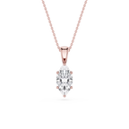 Marquise LGD 6-Prong Bail Solitaire Pendant - 16 to 18 Inches