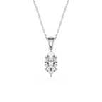 Marquise LGD 6-Prong Bail Solitaire Pendant - 16 to 18 Inches
