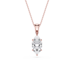 Marquise LGD 6-Prong Bail Solitaire Pendant - 16 to 18 Inches