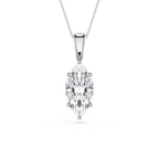 Marquise LGD 6-Prong Bail Solitaire Pendant - 16 to 18 Inches