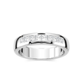 Melanie 2/5 ctw Princess LGD Channel Set Wedding Band - 14K White Gold