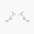 4 ½ ctw Multi-Shape LGD Cuff Earrings